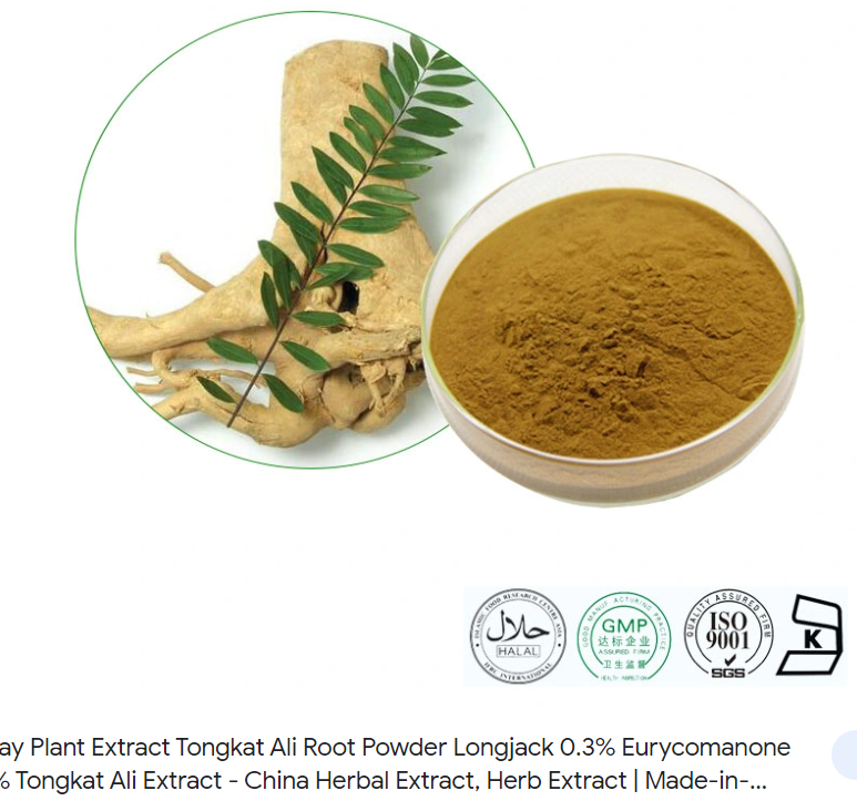 Tongkat Ali Extract (Tongkat Ali) root extract  (a quassinoid, CAS number 84633-29-4)