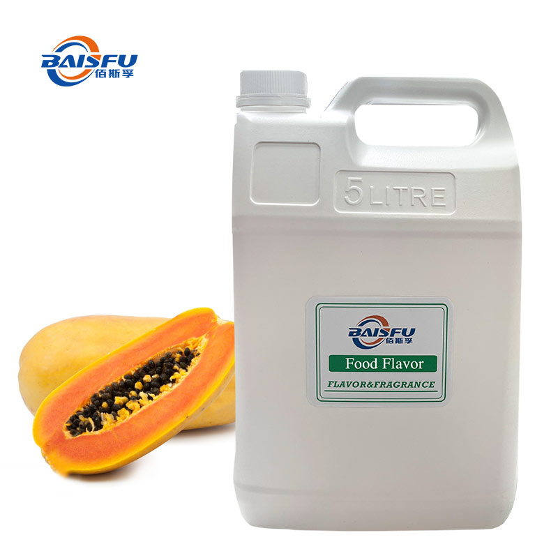 Standard Grade for Baking and Beverages Natural Tropical Fruit Essence Concentrated in Water and Oil Soluble Papaya Flavor