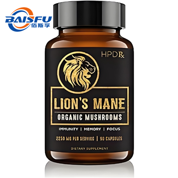 Organic Lion's Mane Capsules, Health Care Products for Lowering Cholesterol and Boosting Immunity