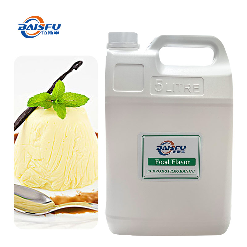 Food Grade Highly Concentrated Creamy Vanilla Flavoured Desserts and Beverages with Good Quality Assurance